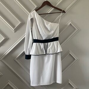 Custom Fernando Wong interview dress